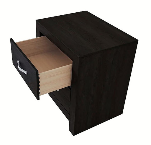 Jaylen 2 Drawer Nightstand In Black - Home Furniture And More (Brentwood, MD)
