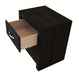Jaylen 2 Drawer Nightstand In Black - Home Furniture And More (Brentwood, MD)