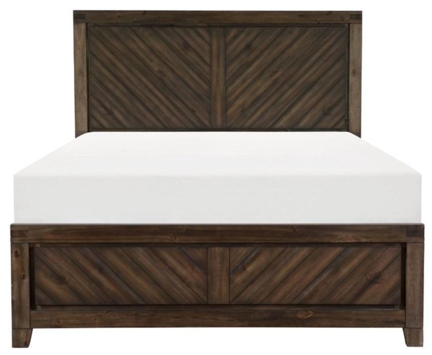Parnell King Panel Bed in Rustic Cherry 1648K-1EK*
