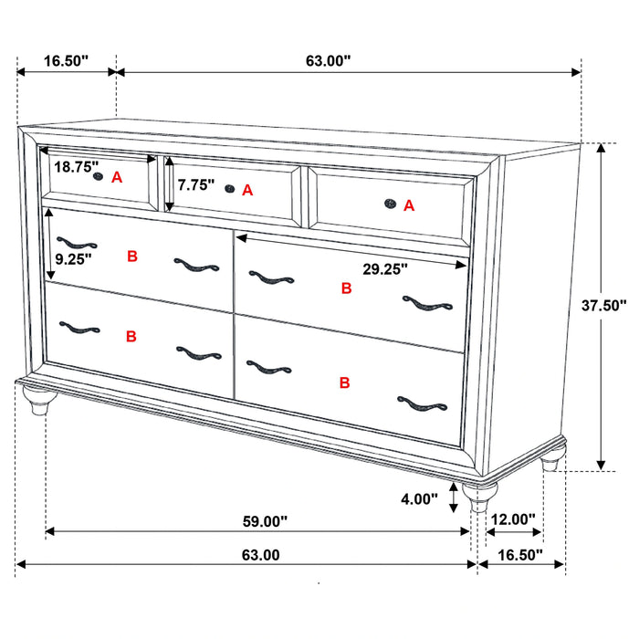 Barzini Bedroom Set - Home Furniture And More (Brentwood, MD)
