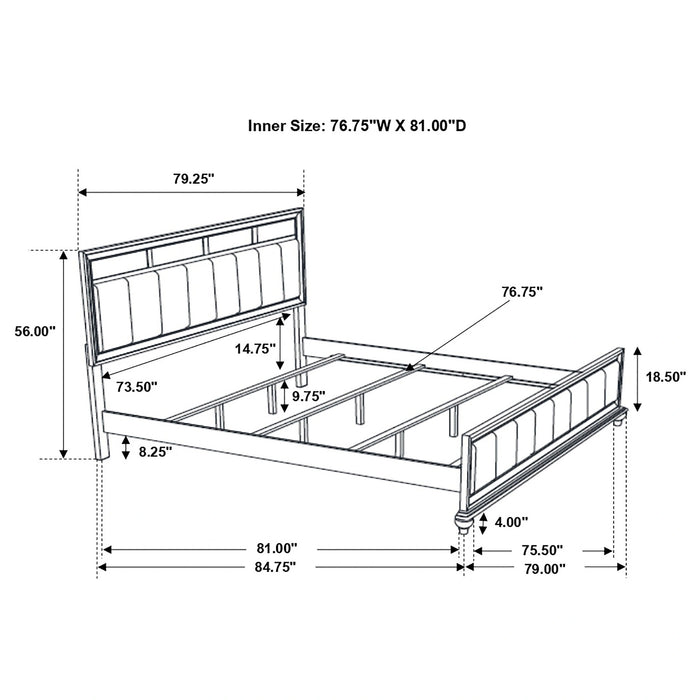 Barzini Bedroom Set - Home Furniture And More (Brentwood, MD)