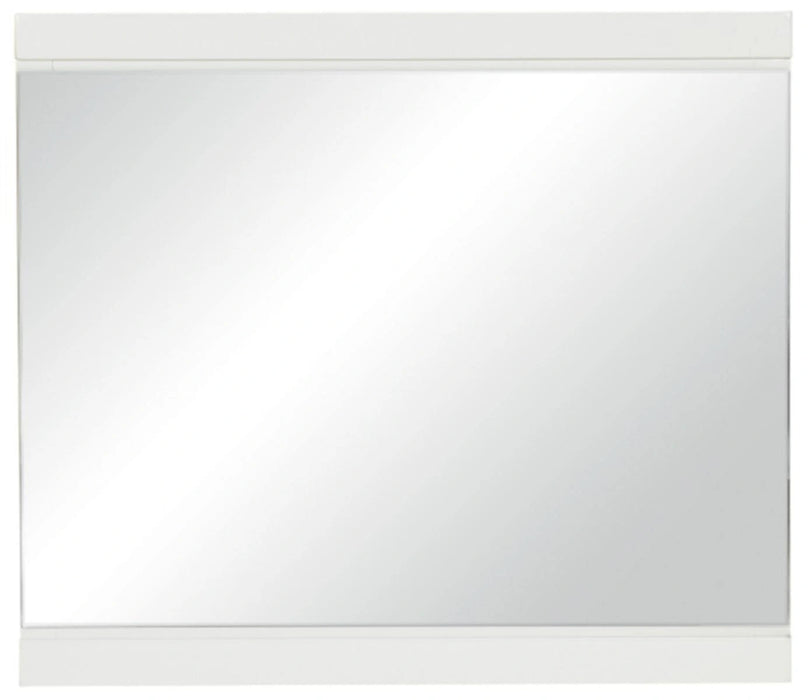 Kerren Mirror in White 1678W-6