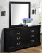 Crown Mark Furniture Louis Philip Dresser In Black - Home Furniture And More (Brentwood, MD)