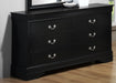 Crown Mark Furniture Louis Philip Dresser In Black - Home Furniture And More (Brentwood, MD)