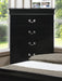 Crown Mark Furniture Louis Philip Drawer Chest In Black - Home Furniture And More (Brentwood, MD)