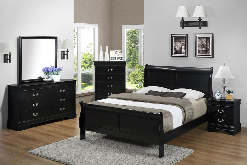 Crown Mark Furniture Louis Philip Dresser In Black - Home Furniture And More (Brentwood, MD)