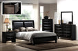 Crown Mark Furniture Emily Nightstand In Black - Home Furniture And More (Brentwood, MD)