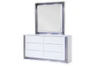 Ylime Smooth White Mirror with LED
