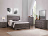 Crown Mark Furniture Coralee 2 Drawer Nightstand In Gray - Home Furniture And More (Brentwood, MD)