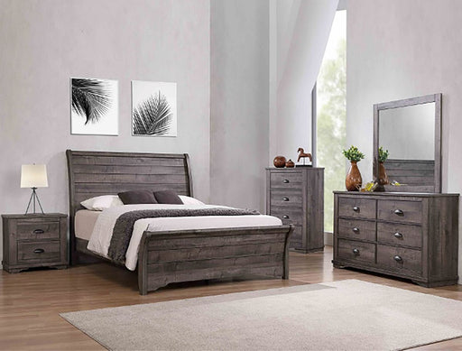 Crown Mark Furniture Coralee 6 Drawer Dresser In Gray - Home Furniture And More (Brentwood, MD)