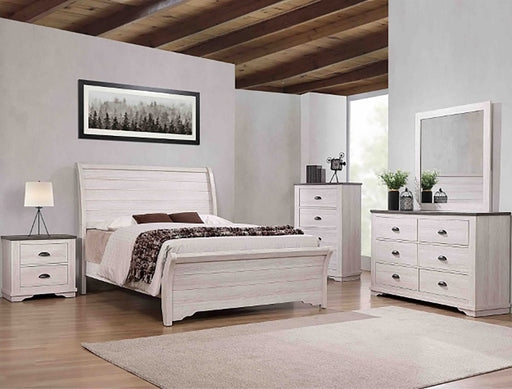 Crown Mark Furniture Coralee 6 Drawer Dresser In White - Home Furniture And More (Brentwood, MD)