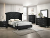 Lucinda 5 Drawer Chest In Black - Home Furniture And More (Brentwood, MD)