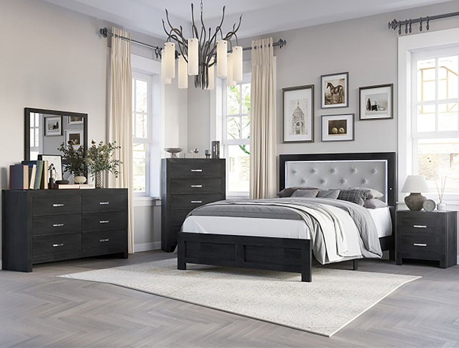 Jaylen 2 Drawer Nightstand In Black - Home Furniture And More (Brentwood, MD)