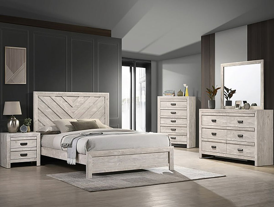 Valor 6 Drawer Dresser In Gray - Home Furniture And More (Brentwood, MD)