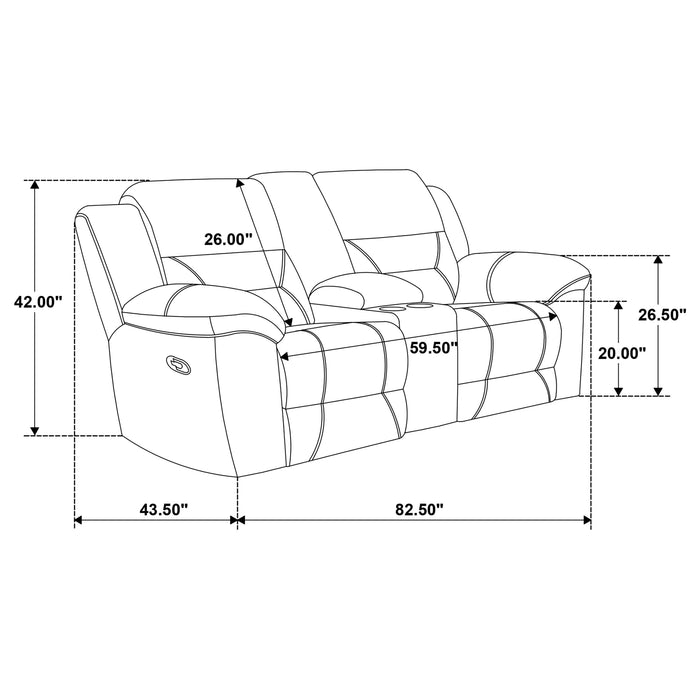 Gilson Reclining Loveseat - Home Furniture And More (Brentwood, MD)