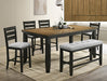 Bardstown Counter Chair Wheat Charcoal - Home Furniture And More (Brentwood, MD)