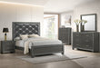 Crown Mark Furniture Kaia Nightstand In Dark Gray - Home Furniture And More (Brentwood, MD)