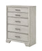 Jaymes Chest White Mist - Home Furniture And More (Brentwood, MD)
