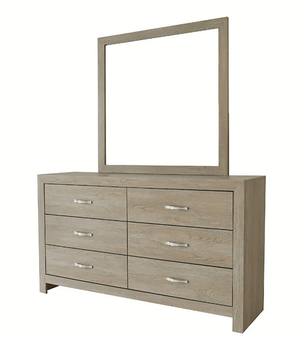 Jaylen 6 Drawer Dresser In Gray - Home Furniture And More (Brentwood, MD)