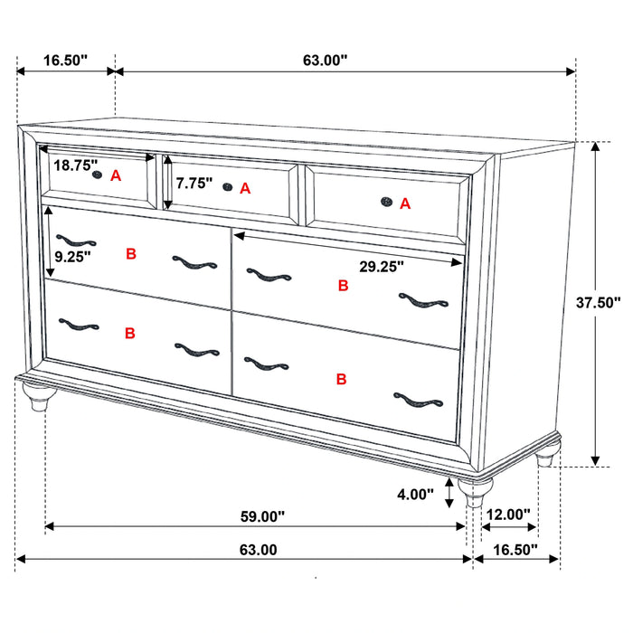 Barzini Bedroom Set - Home Furniture And More (Brentwood, MD)