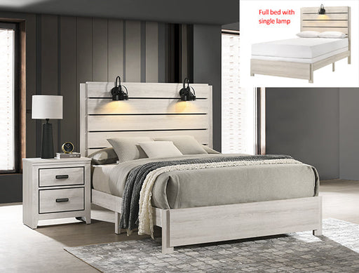 Carter Nightstand White - Home Furniture And More (Brentwood, MD)