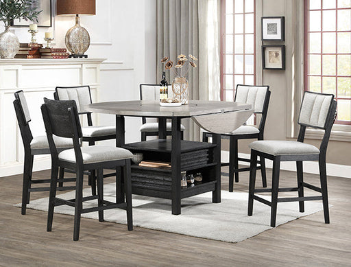Cline Counter Height Chair-Light Grey - Home Furniture And More (Brentwood, MD)