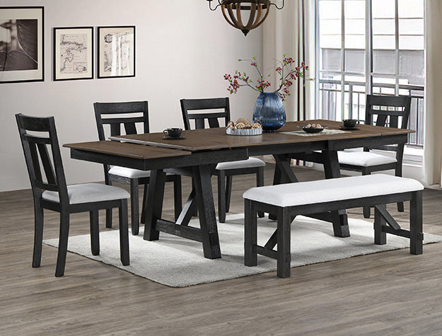 Maribelle Side Chair Wheat Charcoal - Home Furniture And More (Brentwood, MD)