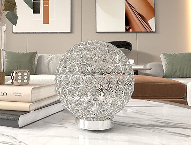 Crystal Globe Table Lamp - Home Furniture And More (Brentwood, MD)