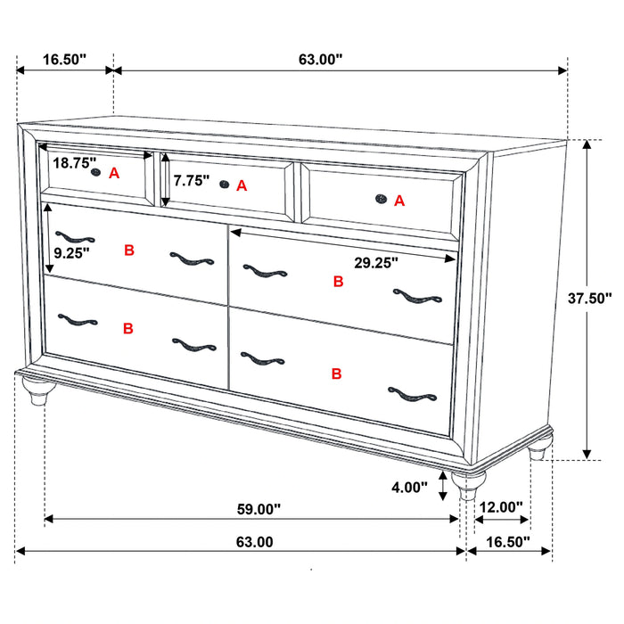 Barzini Bedroom Set - Home Furniture And More (Brentwood, MD)