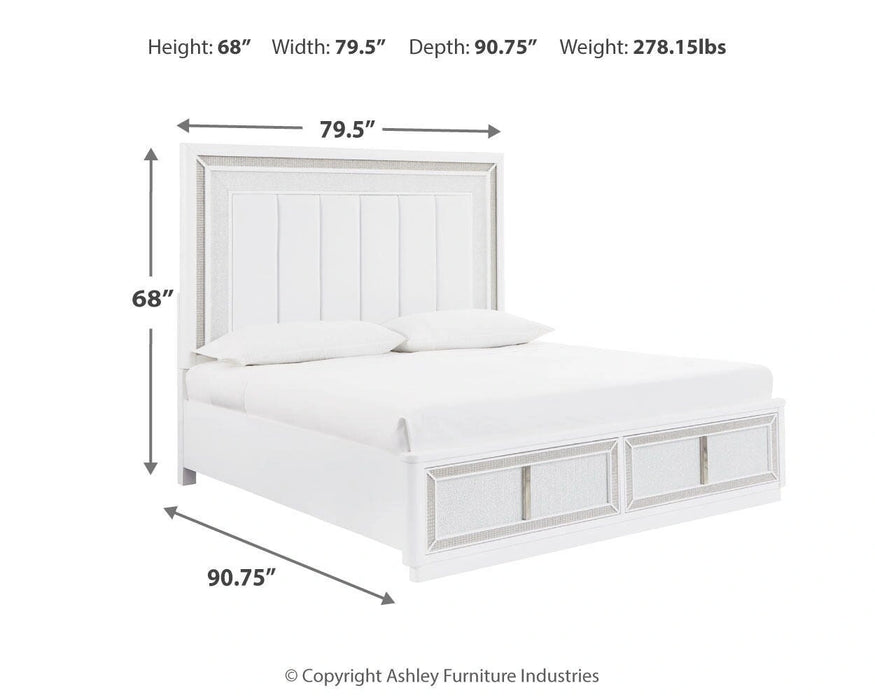 Chalanna Upholstered Storage Bed - Home Furniture And More (Brentwood, MD)