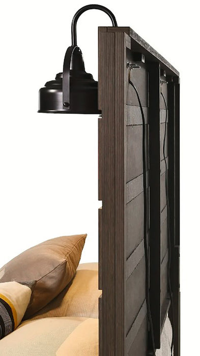 Carter King Platform Bed In Brown - Home Furniture And More (Brentwood, MD)