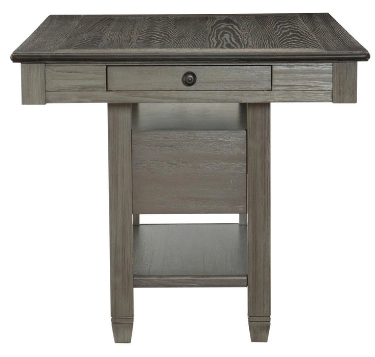 Granby Counter Height Dining Table in Coffee and Antique Gray 5627GY-36* - Home Furniture And More (Brentwood, MD)
