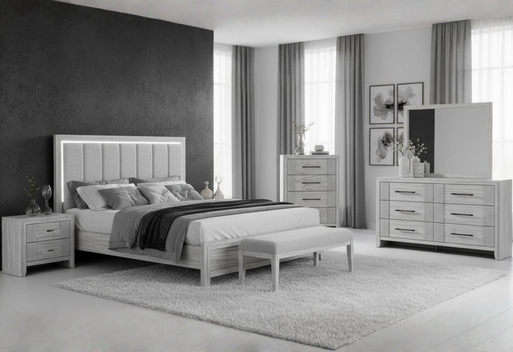 Elsie Grey Nightstand