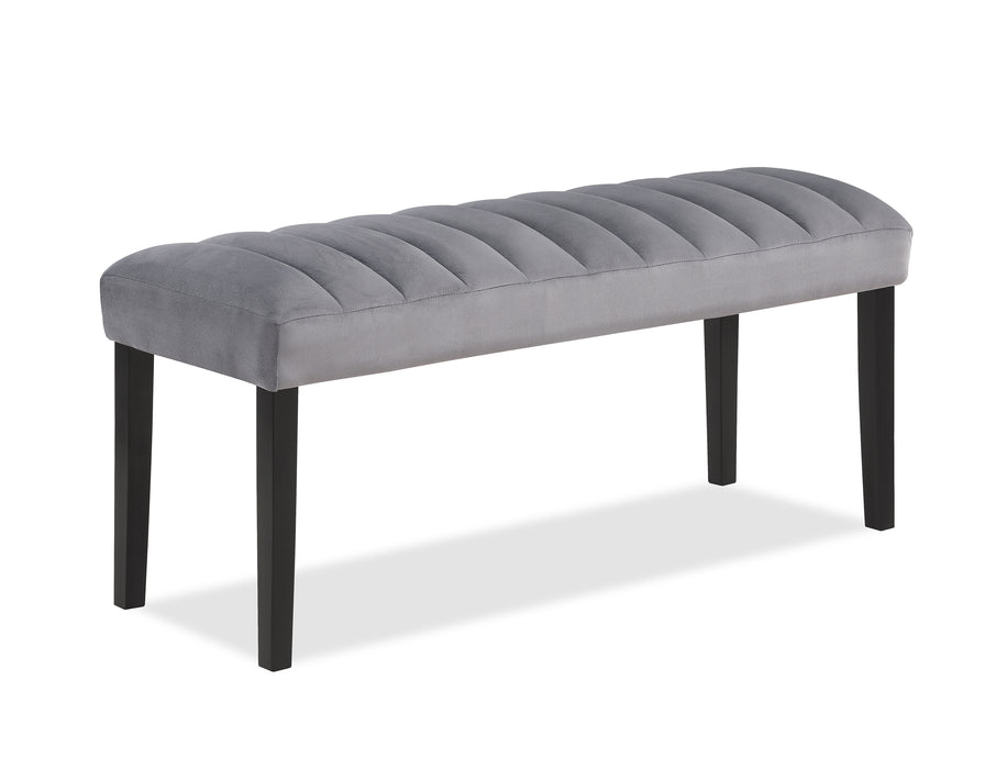 Pascal Light Gray Bench - Home Furniture And More (Brentwood, MD)