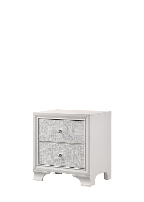 Lyssa Nightstand Frost - Home Furniture And More (Brentwood, MD)