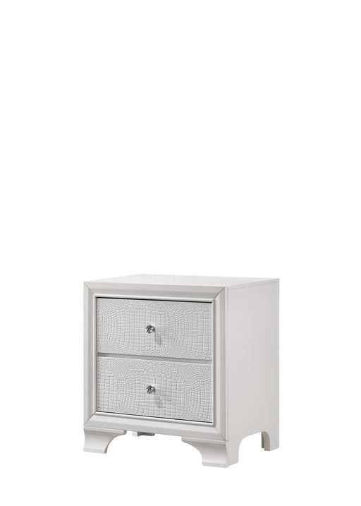 Lyssa Nightstand Frost - Home Furniture And More (Brentwood, MD)
