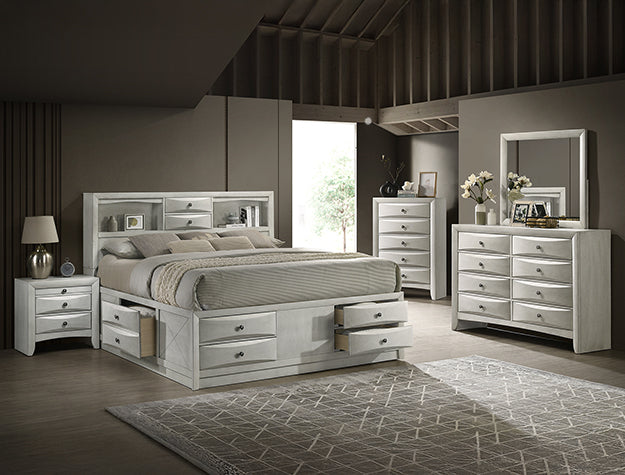 Emily Dresser 8 Drawers White - Home Furniture And More (Brentwood, MD)