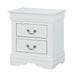 Louis Philip Nightstand White - Home Furniture And More (Brentwood, MD)