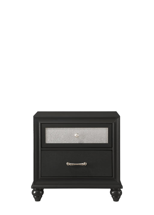Lila Nightstand Black - Home Furniture And More (Brentwood, MD)
