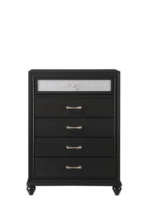 Lila Chest Black - Home Furniture And More (Brentwood, MD)