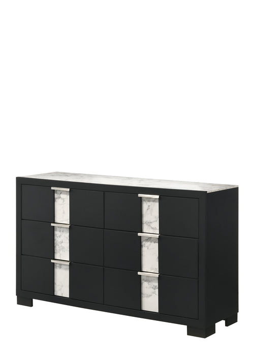Rangley Dresser - Black - Home Furniture And More (Brentwood, MD)