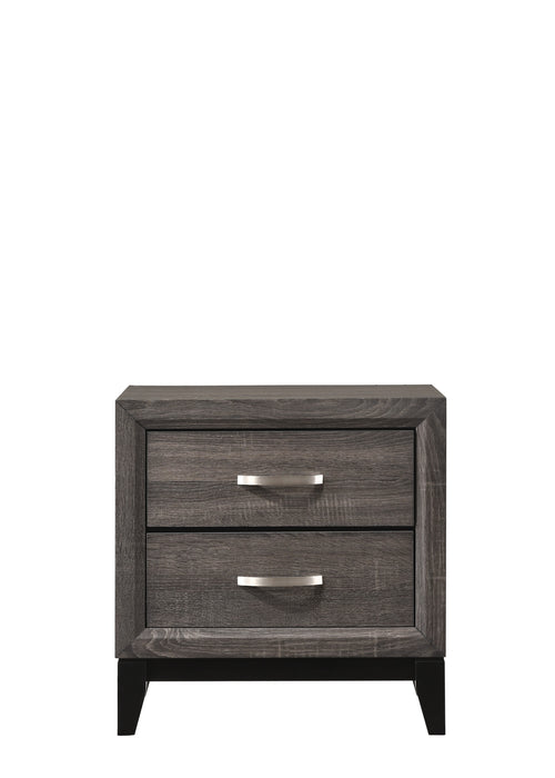 Akerson Nightstand Grey - Home Furniture And More (Brentwood, MD)