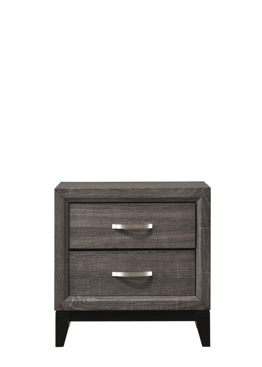Akerson Nightstand Grey - Home Furniture And More (Brentwood, MD)