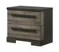 Remington Nightstand Gray/ebony - Home Furniture And More (Brentwood, MD)