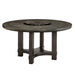 Jeffries Round Table W/Lazy Susan - Home Furniture And More (Brentwood, MD)