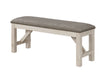 MARIBELLE BENCH CHALK WARM GREY - Home Furniture And More (Brentwood, MD)