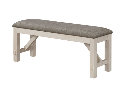 MARIBELLE BENCH CHALK WARM GREY - Home Furniture And More (Brentwood, MD)
