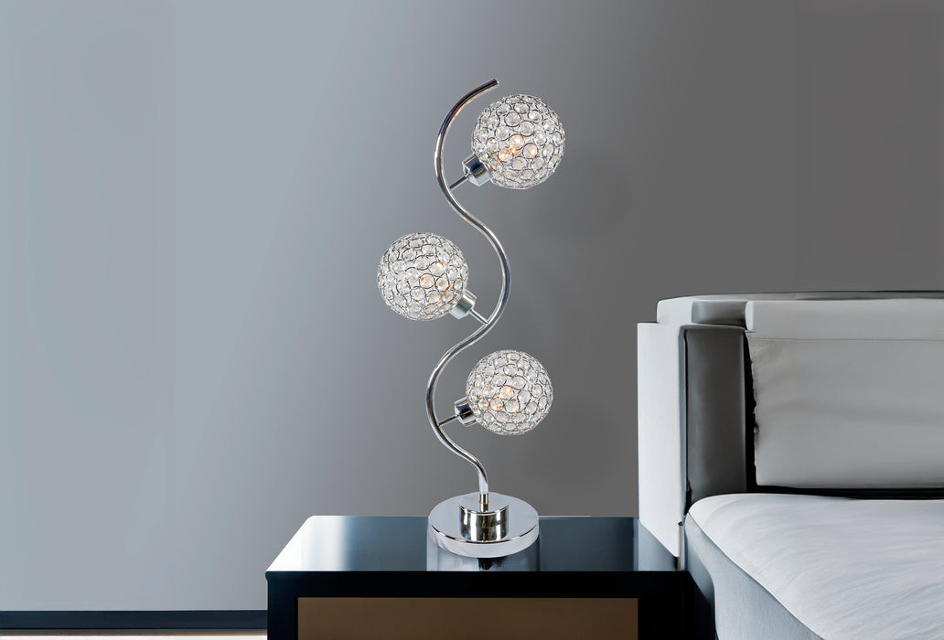 Crystal 3 Globe Table Lamp - Home Furniture And More (Brentwood, MD)