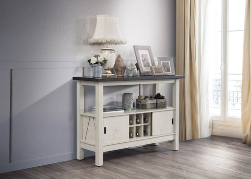 MARIBELLE SERVER CHALK WARM GREY - Home Furniture And More (Brentwood, MD)