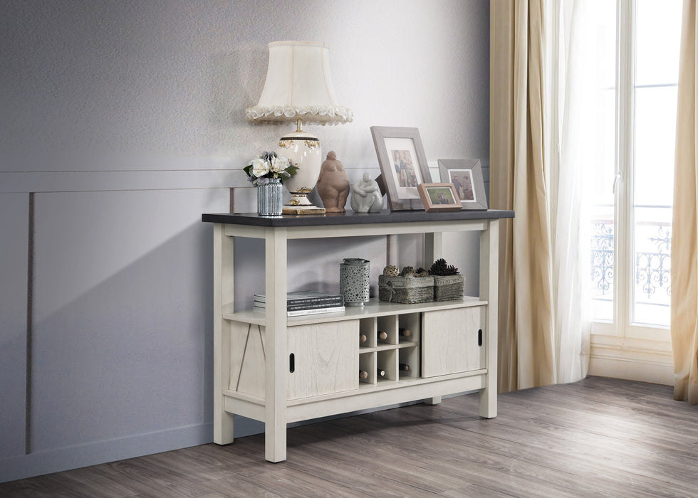 MARIBELLE SERVER CHALK WARM GREY - Home Furniture And More (Brentwood, MD)